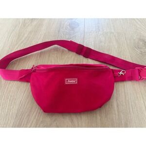 The Foldie Belt Bag Women OS Pink RFID Safe Adjustable Strap Fanny Pack